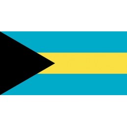 Drapel Autocolant Bahamas 5 cm