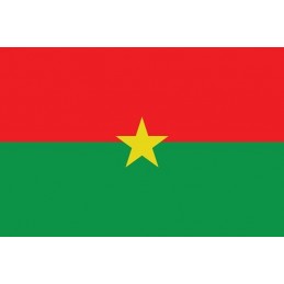 Drapel Autocolant Burkina...