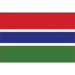 Drapel Autocolant Gambia 5 cm