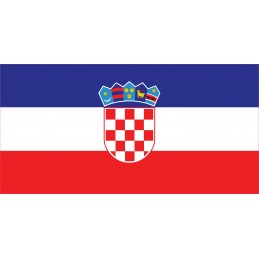 Drapel Autocolant Croatia 5 cm