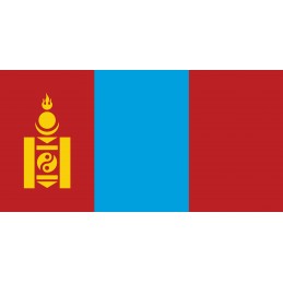 Drapel Autocolant Mongolia...
