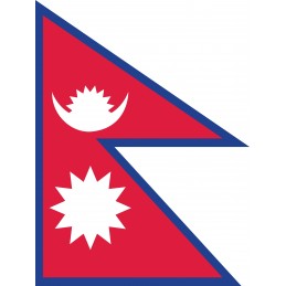 Drapel Autocolant Nepal 5 cm