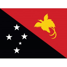 Drapel Autocolant Papua...