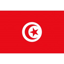 Drapel Autocolant Tunisia 5 cm