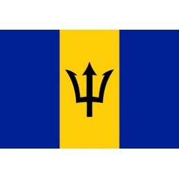 Drapel Autocolant Barbados...