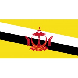 Drapel Autocolant Brunei 10 cm