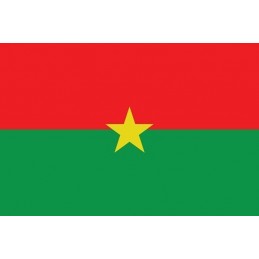 Drapel Autocolant Burkina...