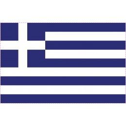 Drapel Autocolant Grecia 10 cm