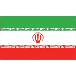 Drapel Autocolant Iran 10 cm