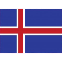 Drapel Autocolant Islanda...
