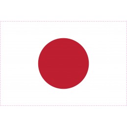Drapel Autocolant Japonia...
