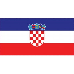 Drapel Autocolant Croatia...