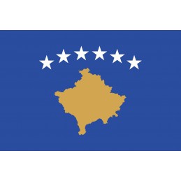 Drapel Autocolant Kosovo 10 cm