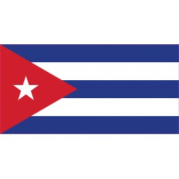 Drapel Autocolant Cuba 10 cm