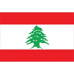 Drapel Autocolant Liban 10 cm