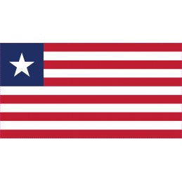 Drapel Autocolant Liberia...
