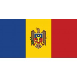 Drapel Autocolant Moldova...