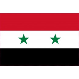 Drapel Autocolant Siria 10 cm