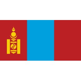 Drapel Autocolant Mongolia...